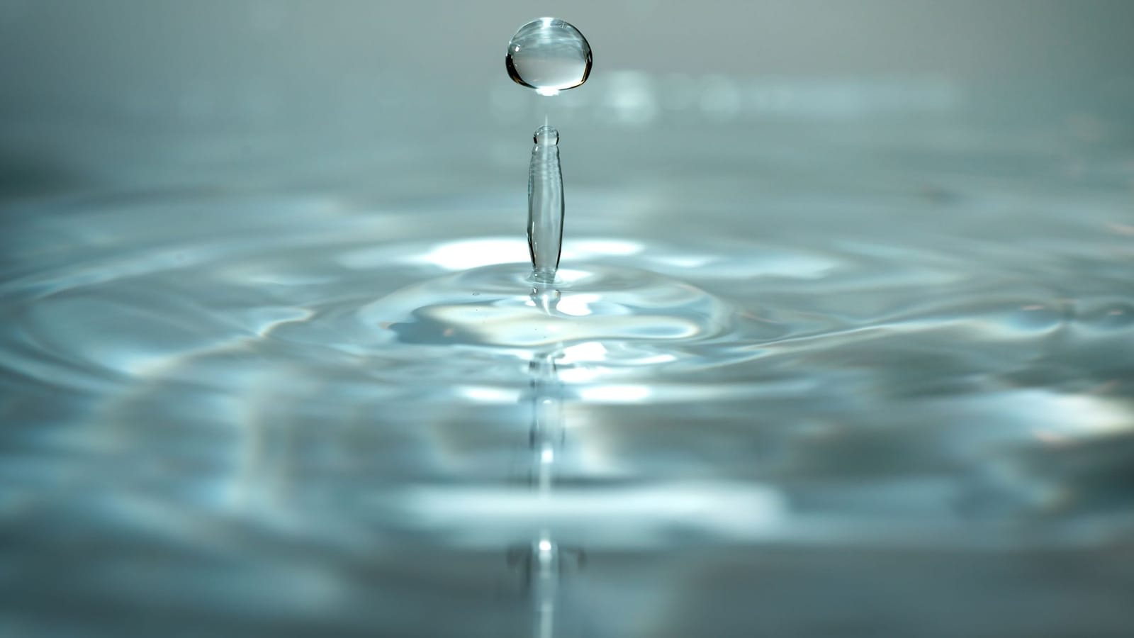 Gota de agua en detalle