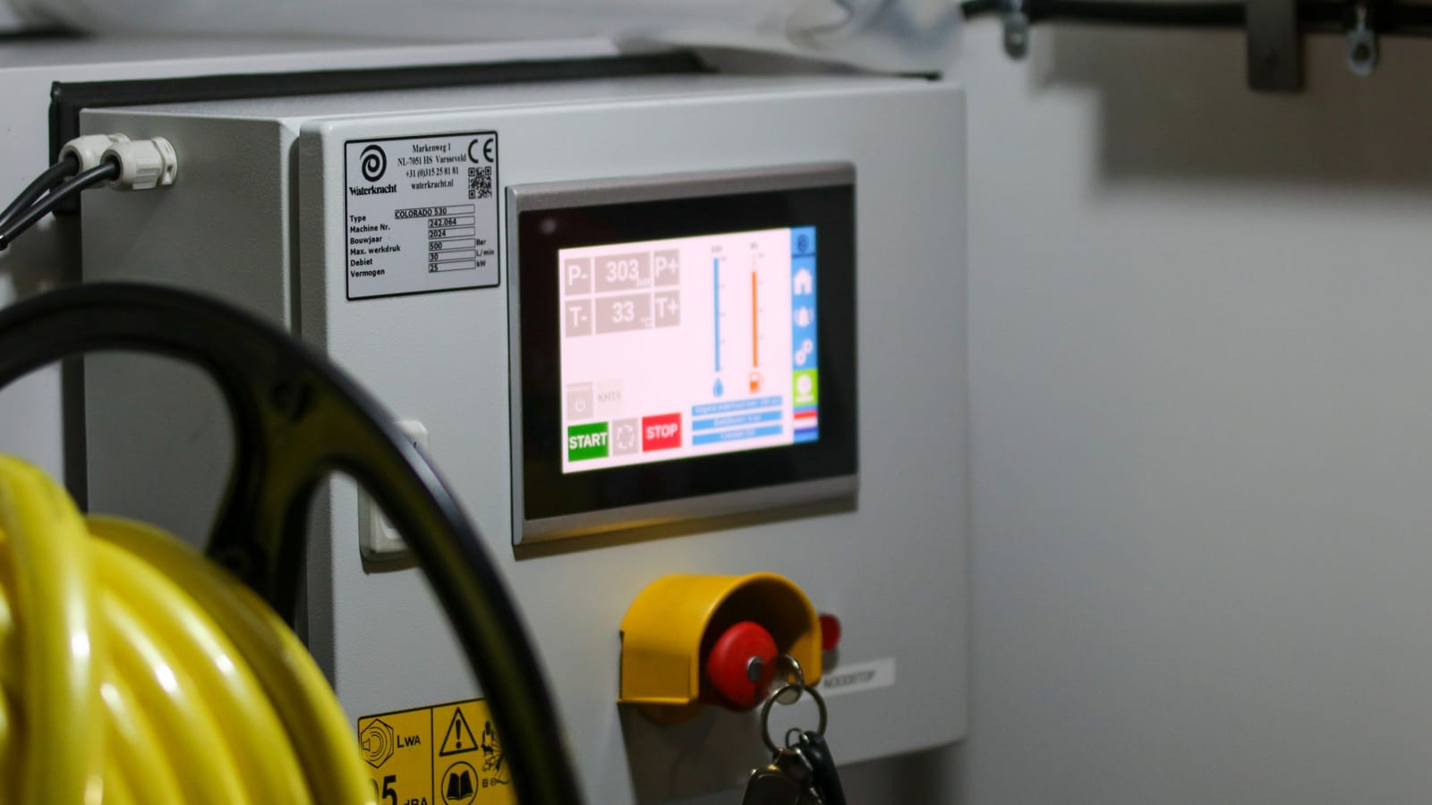 Panel de control industrial
