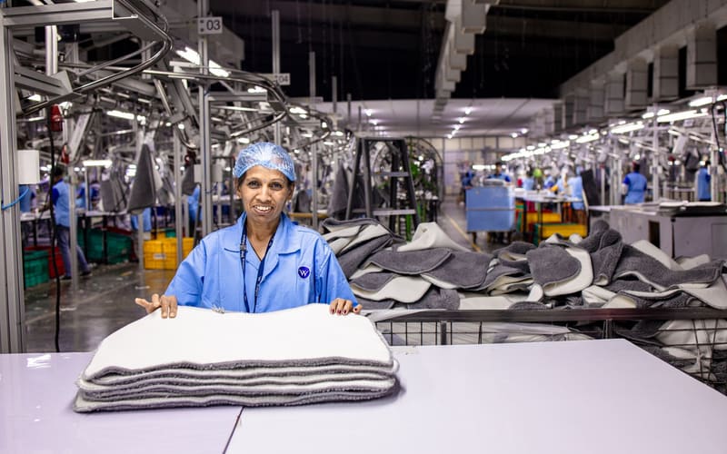 Interior de planta industrial