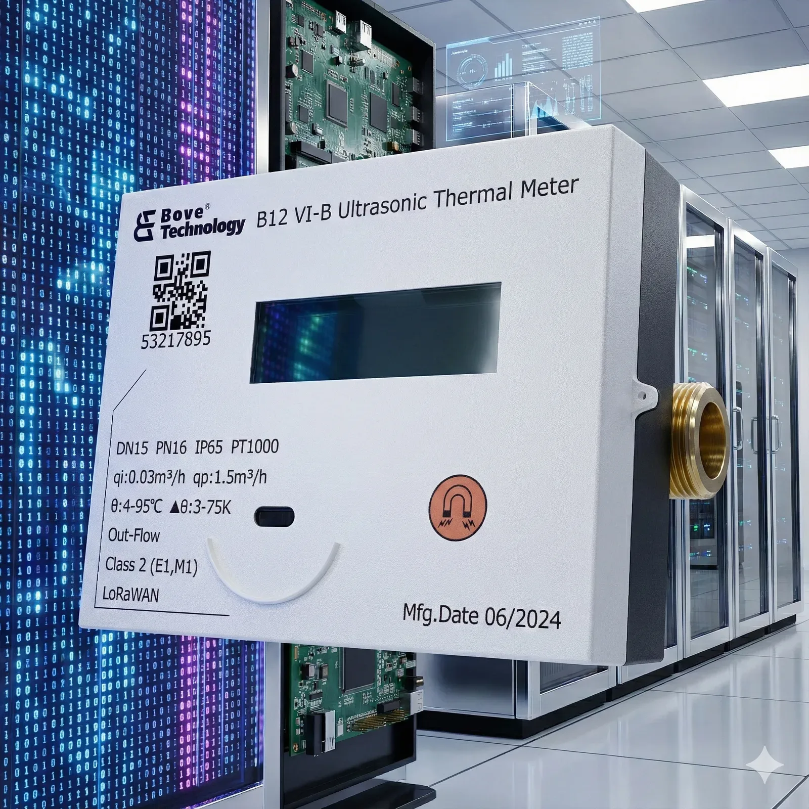 B12 VI-B — Medidor ultrasónico de calor
