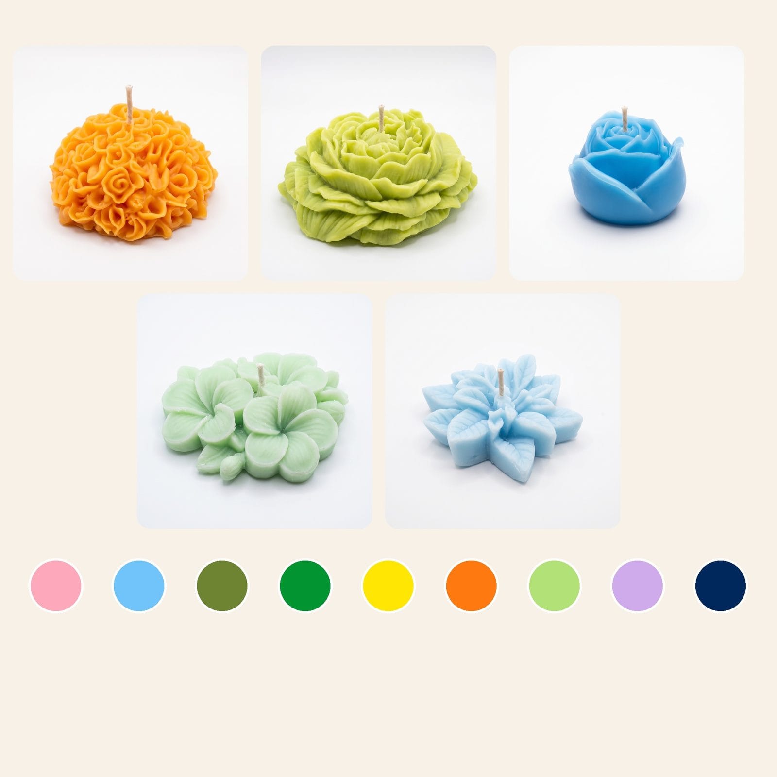 Set Jardín Mexicano: colores